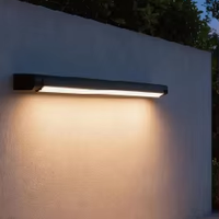 Barre lumineuse LED en aluminium grande capacité avec détecteur de mouvement, bande LED murale avec aimant, utilisation extérieure, design moderne