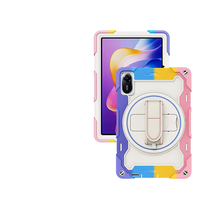 Pour Redmi Pad 2 2025 11 pouces – Housse de protection hybride antichoc en PU avec bandoulière et support intégré
