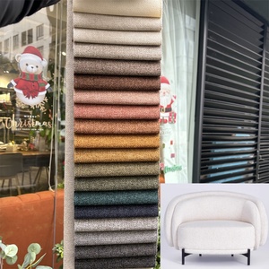 Home <strong>textiles</strong> linen fabric 90% polyester 10% polyamide plain dyed upholstery fabric for sofa Vega 0124 - Product Image 1