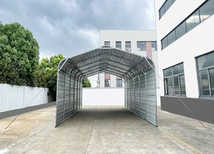 KJ 20FT X 30FT Bâtiment de garage à ossature métallique préfabriqué Entrepôt préfabriqué Bâtiment de stockage Extérieur - Product Image 5