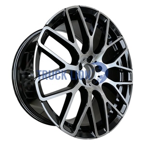 Rueda de Aleación de Aluminio de Alto Rendimiento para Automóvil TLJ1152, Diseño Multirradio, Color Negro Hiperbrillante, 20 Pulgadas - Product Image 2