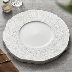 <span class=keywords><strong>Plato</strong></span> de exhibición de puntos con cuentas de lluvia de meteoritos, <span class=keywords><strong>plato</strong></span> plano de <span class=keywords><strong>porcelana</strong></span> blanca, bandeja para hotel, restaurante, <span class=keywords><strong>plato</strong></span> de humor sensual de gama alta, vajilla - Product Image 2