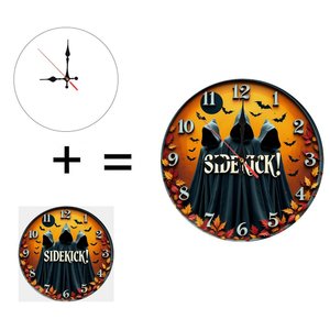 Round Wooden Wall <b>Clock</b> 25x25Cm <b>Silent</b> Non Ticking Apartment Decor Small Household <b>Clock</b> - Product Image 6