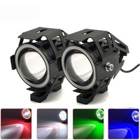 Feux avant de moto U7, 12V, étanches IP67, feux de jour DRL, clignotants, feux arrière, feux antibrouillard LED