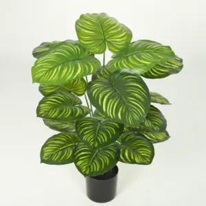 YD29262 China Yiwu Supplier Realistic Fake Plants Artificial kwai Bonsai Tree Evergreen Leaf Potted Indoor Outdoor Decor