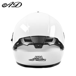 <span class=keywords><strong>Casco</strong></span> de Motocicleta Integral para Motociclismo al Aire Libre con Lente Antivaho Transpirable Blanco y Negro Aprobado por la Fábrica - Product Image 3