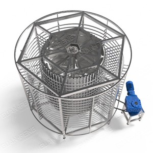 Congélateur rapide à spirale pour bœuf, congélateur rapide pour hamburgers, machine de congélation IQF pour ligne de transformation alimentaire - Product Image 2