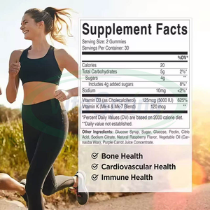 VitaSpring <strong>Vitamin</strong> <strong>D3</strong> K2 MK7 2 in 1 Softgel <strong>Capsules</strong> 2000 IU Vegan Support Bones Supplement Calcium <strong>Vitamin</strong> <strong>D3</strong> Softgel <strong>Capsules</strong> - Product Image 3