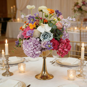 Best Seller 35*35cm artificial <b>red</b> <b>silk</b> rose ball flower Wedding Centerpieces Luxury <b>Silk</b> Rose Flower Ball Centerpiece - Product Image 1