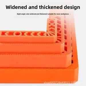 Localisateur d'angle droit 90 degrés, fixateur de dalle de pierre, règle en L, équerres d'angle en plastique, outil de traçage pour le travail du bois - Product Image 4