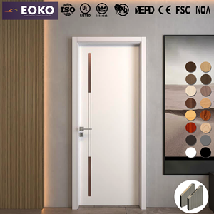 Porte intérieure en bois écologique EOKO pour logements multi-familiaux, projet <span class=keywords><strong>de</strong></span> design nordique, peinture laquée sur commande - Product Image 1