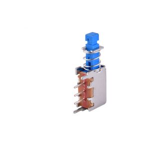 Interruptor de tecla recto PS12E05, de una sola fila, tres pines, autoblocante, sin bloqueo, enchufable, salida de fábrica - Product Image 2