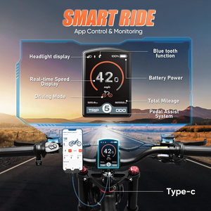 จักรยานไฟฟ้า eAhora Romeo Ultra Ebike  แบตเตอรี่ลิเธียมคู่ 70AH มอเตอร์ฮับไร้แปรงถ่าน  ยางขนาด 26 นิ้ว - Product Image 4