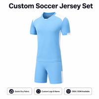 Uniforme de Fútbol Personalizado de Alta Calidad, Ligero, Transpirable y de Secado Rápido para Entrenamiento de Clubes
