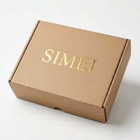 Boîte d'expédition en carton ondulé écologique et recyclable avec logo personnalisé et fermeture magnétique pour l'emballage de bijoux, montres et lunettes