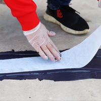 Résistant à la traction 10cm Polyester Tissu Polyester Membrane d'étanchéité Matériau Revêtement imperméable pour toit en béton