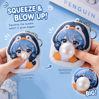 Porte-clés personnalisé Vigreat avec photo d'animal de compagnie, jouet anti-stress en peluche gonflée de style dessin animé, cadeau imprimé personnalisé, vente en gros disponible