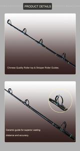 Canne à <span class=keywords><strong>pêche</strong></span> en aluminium <span class=keywords><strong>de</strong></span> haute qualité du Pacifique, accessoires lourds pour la <span class=keywords><strong>pêche</strong></span> en haute mer avec poignée en EVA pour la <span class=keywords><strong>pêche</strong></span> en bateau en mer - Product Image 2