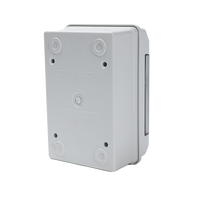 Boîte de jonction électrique en plastique étanche IP65 QHECO 4-18 voies avec disjoncteur MCB 110V 100A, boîte de distribution extérieure