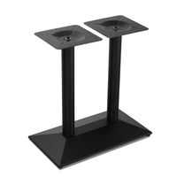 Accessoires de quincaillerie : Piétement de table en fer forgé, design Mid-Century, marque XY, pour hôtels, bars et restaurants occidentaux