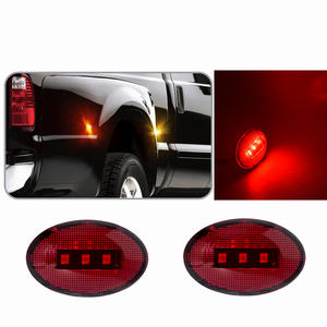 Sistemas de Iluminación Automotriz, Luz Lateral LED de 3 Leds para Camioneta, Luz para Yate, Luz Direccional, Luz Trasera de Posición Lateral para Remolque 10-30V - Product Image 2