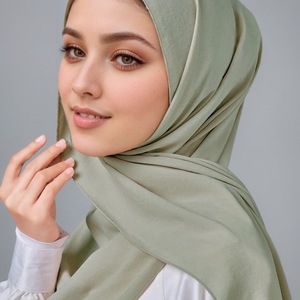 وشاح حريري مربع بطباعة الخيول 90 سم للنساء، حجاب فاخر يدوي الصنع من الحرير المنسوج، شال للرأس - Product Image 3