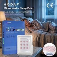 Patch transdermique pour le sommeil profond, marque privée OEM, microcristal, mélatonine, GABA, graines de jujube, B12, 9 pièces