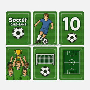 Venta al por mayor World Soccerl Star Soccer <span class=keywords><strong>Trivia</strong></span> Preguntas Equipo Juego de cartas de fútbol Los Mejores Regalos Características Trofeos Jugadores para niños - Product Image 3