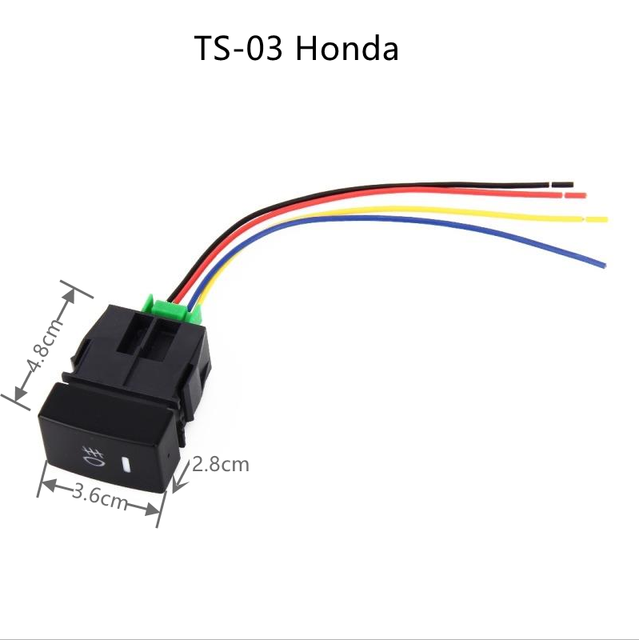 Auto Switch for Fog Light LED Headlight Installation Accessories for Perfect Fit Conversion for Honda