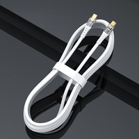 Nouveau câble de données rapide Type-C lumineux en nylon transparent PD60W, charge rapide 3A pour téléphones mobiles, compatible iPhone 17 16