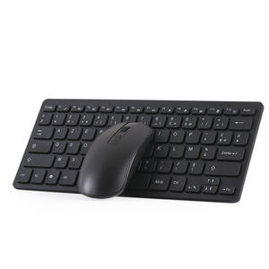 Clavier et souris sans fil ergonomiques ultra-minces CE & ROHS, compatibles Bluetooth 2.4G, portables et abordables - Product Image 1