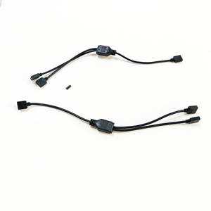ARGBコントローラ30cmスプリッターエクステンションケーブル1 ~ 2 5V ARGBデバイス用ファンライトストリップ - Product Image 4
