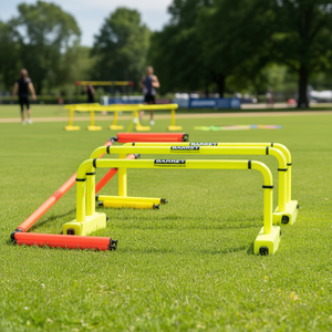 อุปกรณ์ฝึกความคล่องตัวแบบพับได้ Barret Hinged Foldable Hurdle ทำจากโพลีโพรพิลีน ขนาด 32 มม. สูงสุด 50 ซม. - Product Image 2