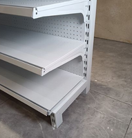 Étagères de présentation pour supermarchés, rayonnages pour magasins de proximité, présentoirs pour snacks, papeterie, articles mère-enfant, étagères simples/double face, centrales