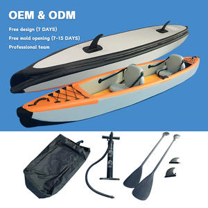 K2-Kayak à pédales, Kyaks de pêche sit-in gonflables pour lacs rivières océan avec deux pagaies de pêche en PVC de 20kg - Product Image 6