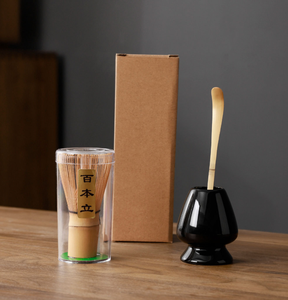 Ensemble complet de thé <span class=keywords><strong>matcha</strong></span> japonais traditionnel, kit professionnel pour préparer le <span class=keywords><strong>matcha</strong></span>, bol en céramique avec bec verseur, cuillère, tamis, plateau, ensemble cadeau - Product Image 2
