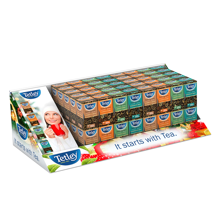 Hot Selling Retail Store Cardboard Display Stand Pet Dog Food Display Stand Paper Display Stand With LCD Screen — view 2