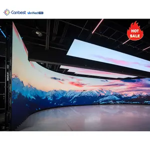 P3.91 3.91Mm P3.9 3.9Mm P2.9 2.9Mm P2.6 2.6Mm P1.9 1.9Mm 500X500Mm 3840Hz Curved Indoor Rental Led Video Wall Display Screen