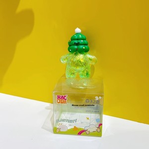 Jouets à presser de Noël en forme de Père Noël et Bonhomme de neige, poupées scintillantes en plastique souple, livraison directe disponible, jouets anti-stress, cadeaux - Product Image 4