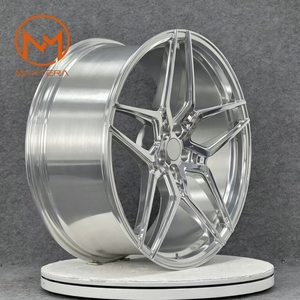 Maxtera ล้อรถโดยสารสไตล์<span class=keywords><strong>5</strong></span>ก้านสีเงินขัดเงาออกแบบได้ตามต้องการสำหรับ BMW F90 M550i 3 4 6 7ซีรีส์ X3ขอบล้อ X6 X5 X4 - Product Image 2