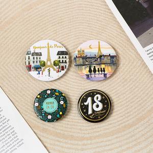 Магнитный значок-брелок 2-в-1 (58 мм) с открывалкой для бутылок для промоакций и оптовой продажи - Product Image 3