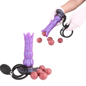Ovipositor de Silicona Suave para la Piel, Estimulador Anal con Bomba para la Eyaculación de Huevos, Juguetes Sexuales para Mujeres, Incluye 5 Huevos y un Palo - Product Image 1