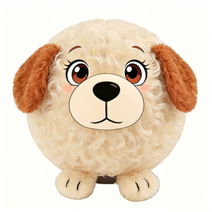 Peluche Personalizado con Cara de Perro, Peluche de Cachorro Rizado, Lindo Poodle de Peluche, Relleno de Algodón PP, Decoración de Halloween para Bebés de 0 a 24 Meses - Product Image 4