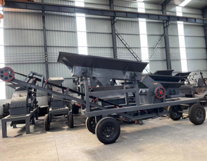 Đá Mỏ Than điện thoại di động búa trạm nghiền đá vôi Bazan kim loại búa Máy Nghiền - Product Image 4