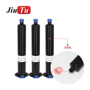 스크래치 연마시 전화 화면 씰링 보호에 대한 핑크 빠른 UV 경화 방수 접착제