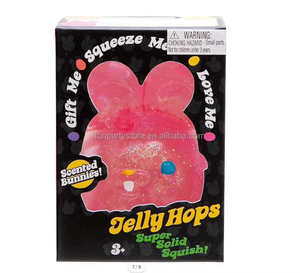 Nouvelle Peluche Squishy Scintillante Parfumée aux Houblons de Gelée, Lapin de Pâques, Balle Anti-Stress, Boîte Mystère, Cadeau Sensoriel - Product Image 6