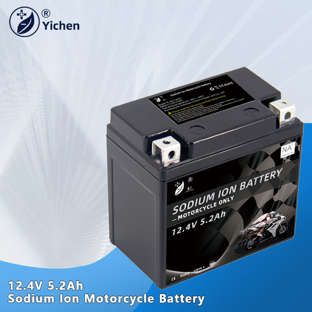 12.4V 5.2Ah Sodium Ion YCST-NA1205-S Factory Hot Wholesale Long Life High Discharge YT5 5L Motorcycle Starting Batteries for