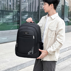Sacs à dos étanches pour étudiants, noirs, grande capacité, pour ordinateur, sport - Product Image 1