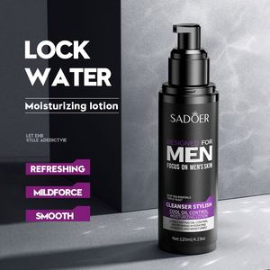 SADOER Marque distributeur Produits de soins de beauté <span class=keywords><strong>pour</strong></span> hommes Série Nettoyant en profondeur <span class=keywords><strong>pour</strong></span> le <span class=keywords><strong>visage</strong></span> Cosmétiques <span class=keywords><strong>pour</strong></span> le <span class=keywords><strong>visage</strong></span> et le corps Ensemble de soins de la peau - Product Image 4