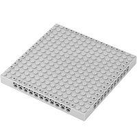 Compatible con la placa base de bloques de construcción 65803, placa inferior gruesa de 16x16, accesorios de juguete de plástico ABS, ladrillo con orificios para construir escenas.